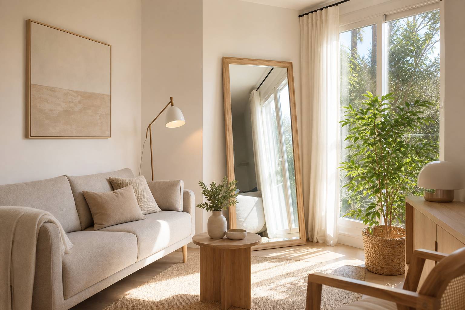 Decorar con espejos en espacios reducidos: más luz y amplitud sin obras