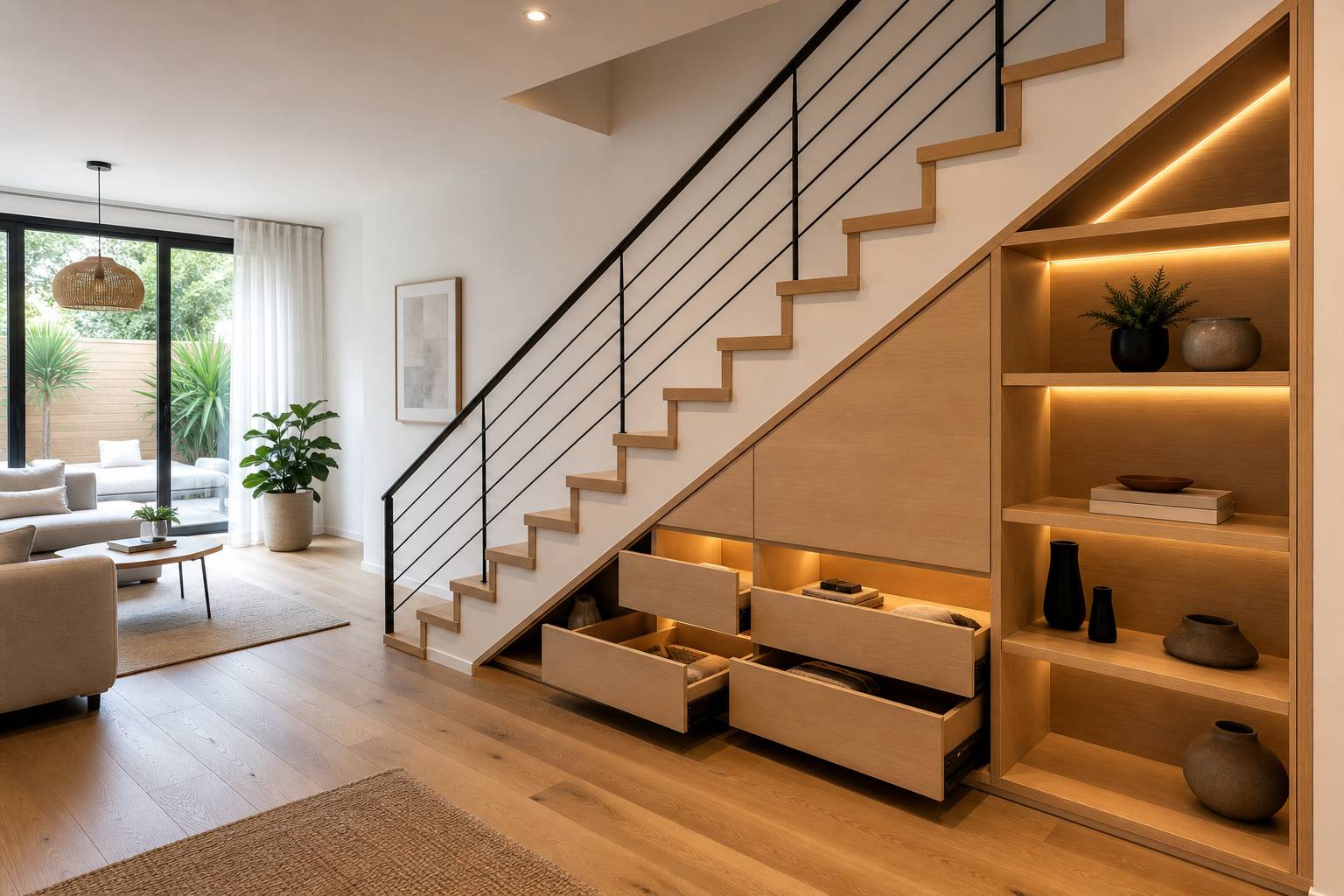 Ideas para aprovechar el hueco bajo la escalera