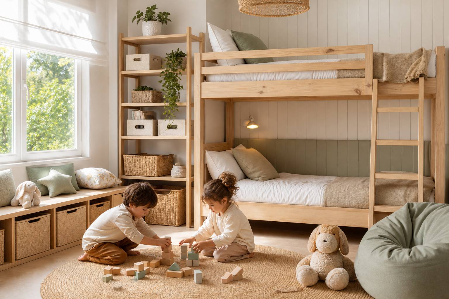 Ideas para dormitorios infantiles compartidos